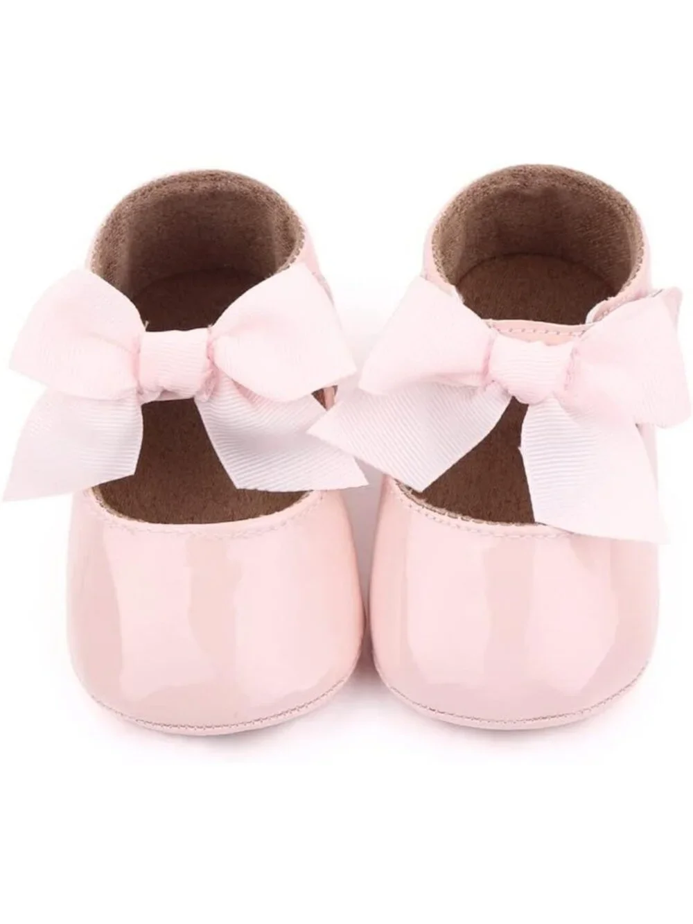 Adorable Baby Girl Mary Jane Dress Shoes - Non-Slip, Bowknot Floral Flats for